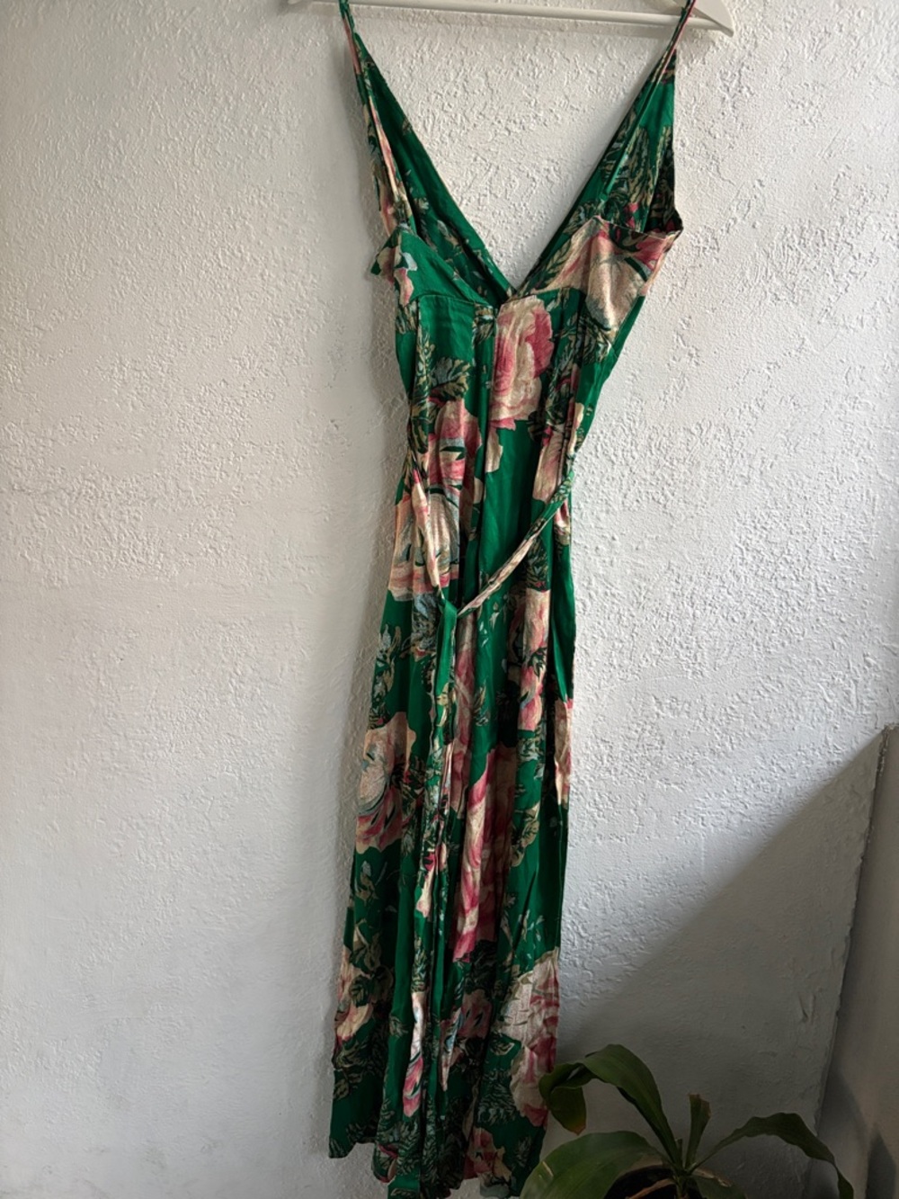 Free PeopleGreen Floral jumpsuit - Picture 2 of 6